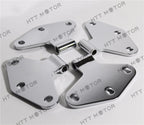 Set of 8 Body Door Hinges for Jeep Wrangler JK (2007–2017) Chrome Stainless