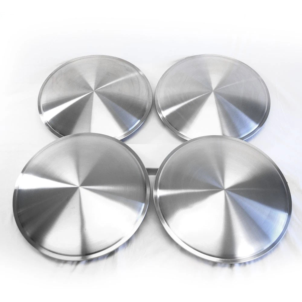 15" FULL MOON HOT ROD RACING DISC HUB CAPS SOLID WHEEL COVERS RIMS New Set of 4