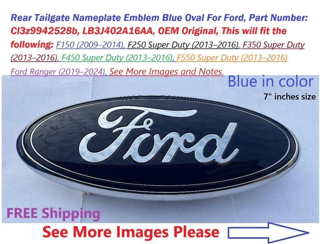 Tailgate Nameplate Emblem for Ford F150 (2009–2020) CL3Z9942528B