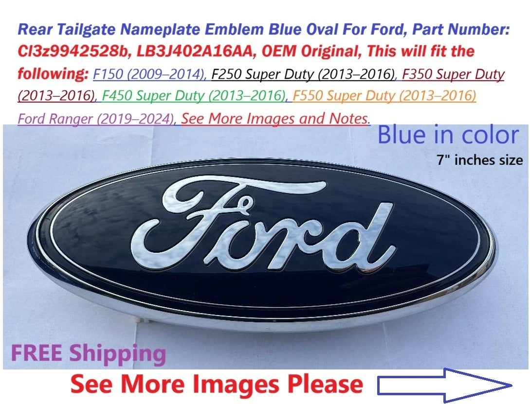 Tailgate Nameplate Emblem for Ford F150 (2009–2020) CL3Z9942528B