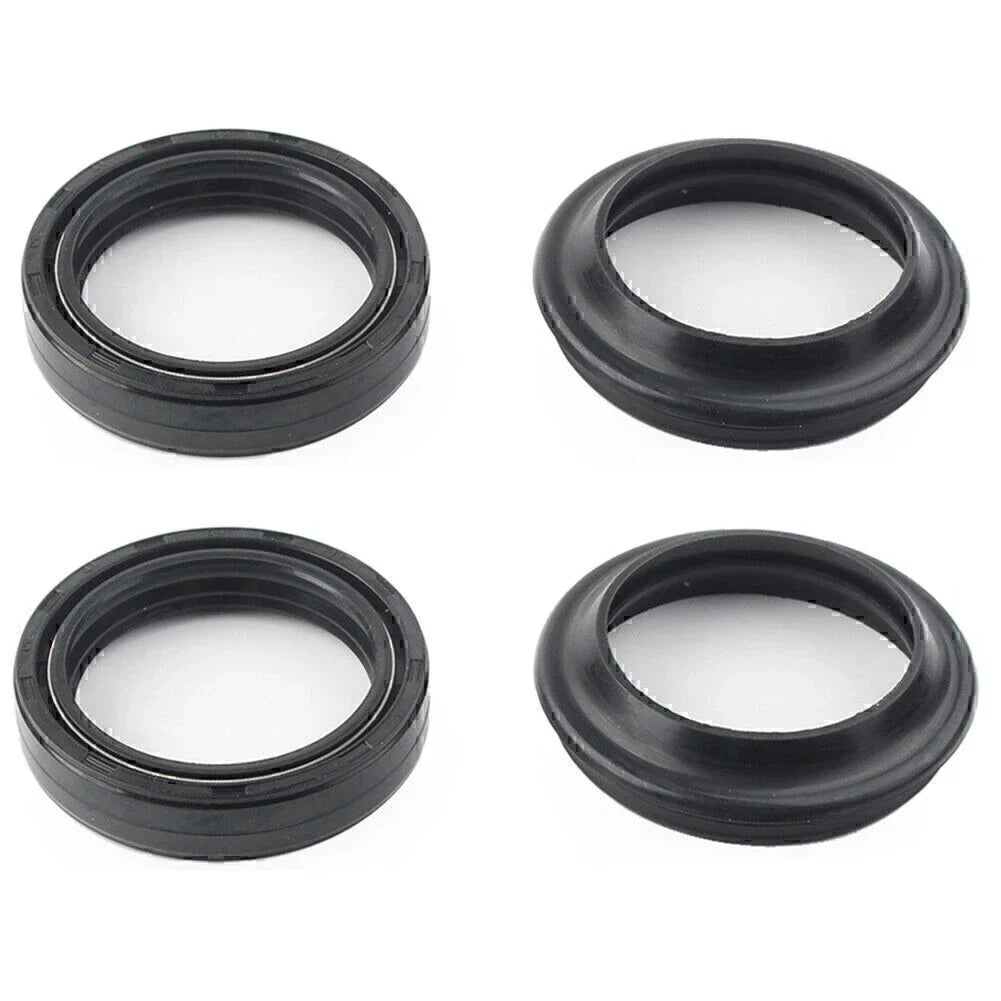 4 Pcs 33X46 MM Motorcycle Front Fork Damper Shock Absorber Seal