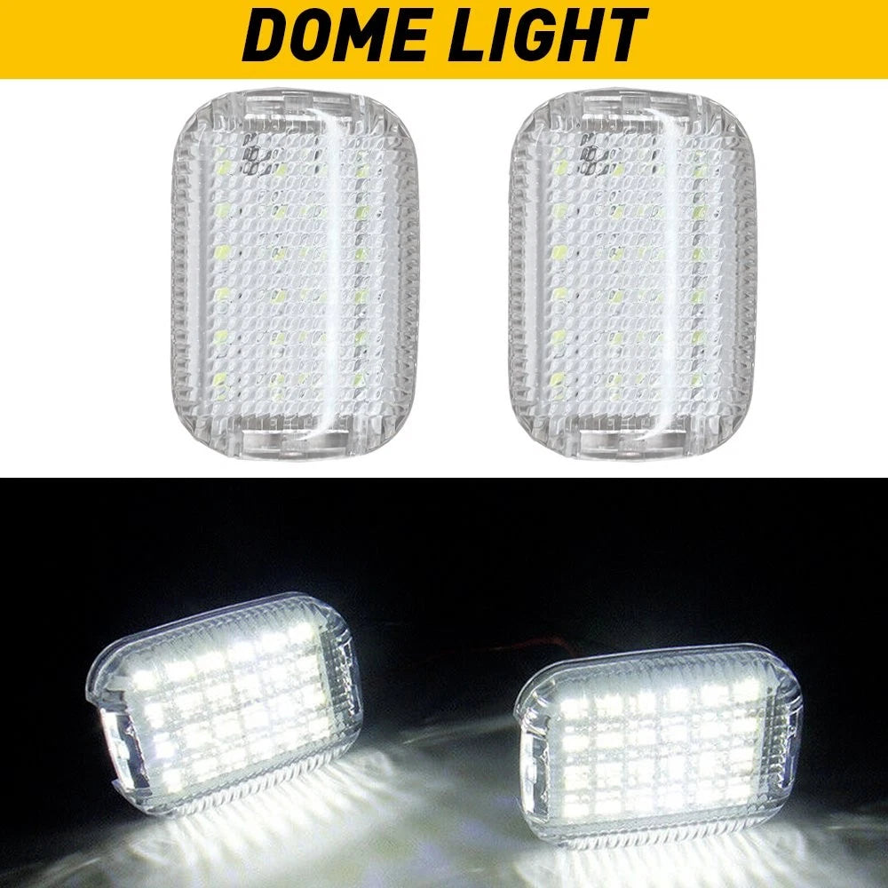 2X LED Dome Light for Ford Transit 150/250/350/350 HD (2015–2024)