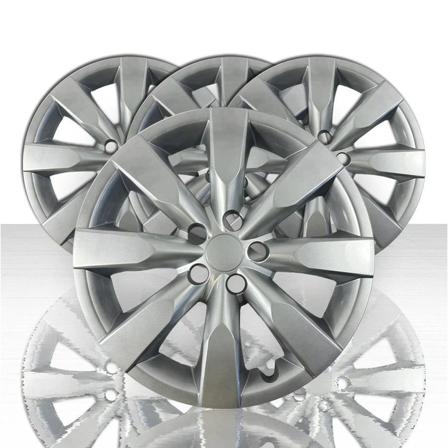 Set of 4 Wheel Covers for 2014-2017 Toyota Corolla 8 Spoke 16 inch - Silver