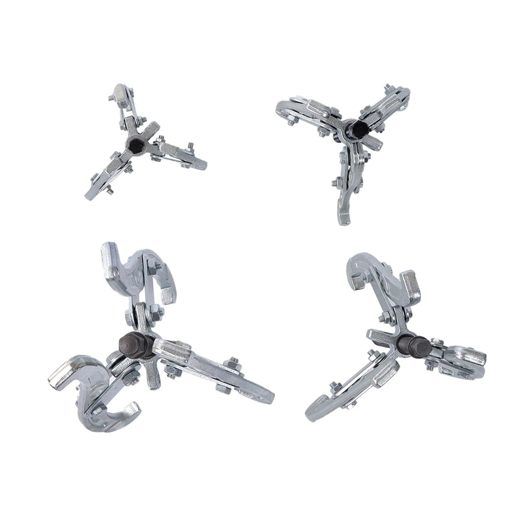 Set of 4 Gear Pullers for Auto Mechanic (3" 4" 6" 8")