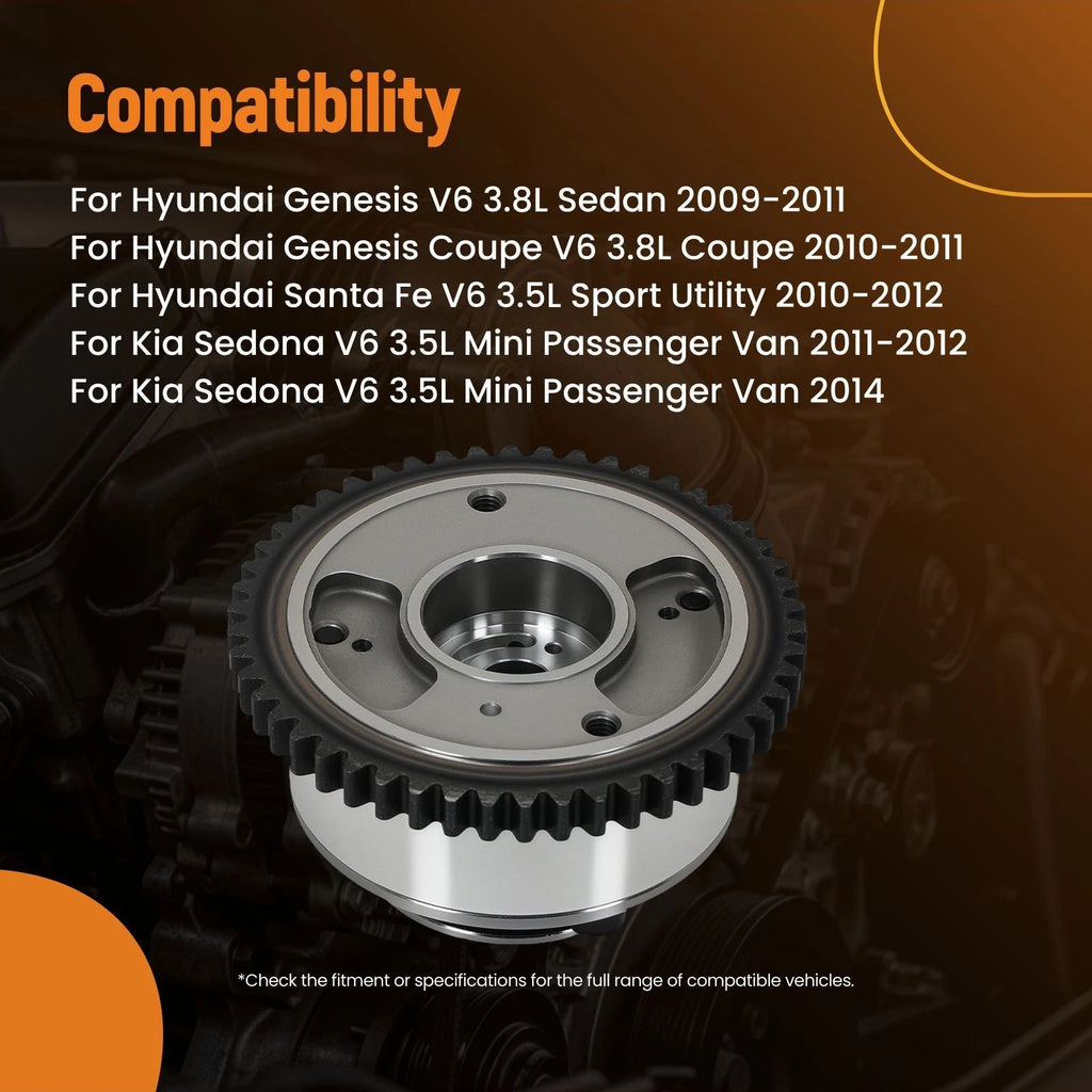 Exhaust Side Cam Gear for Hyundai Genesis Coupe 3.8L V6 (2010-2011)