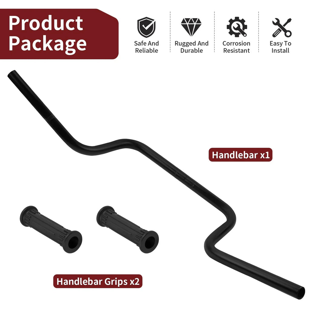 Handle Bar for Polaris Sportsman 500 4x4 HO EFI 2 x Grips (2001–2007)