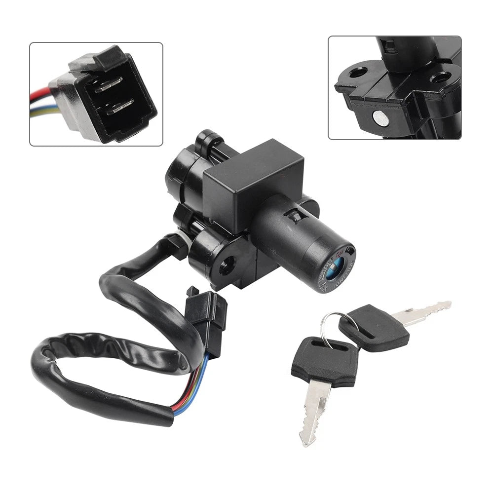 Ignition Switch Lock Keys for Honda XR650L (1993–2017), XR250L (1991–1996), XR125L