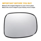 Car Left Right Mirror Glass w/ Back Non-heated for Honda Model