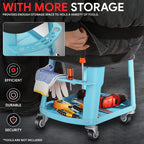 Rolling Car Stool for Mechanic Garage (16.14" x 10.62", 300lbs Capacity)