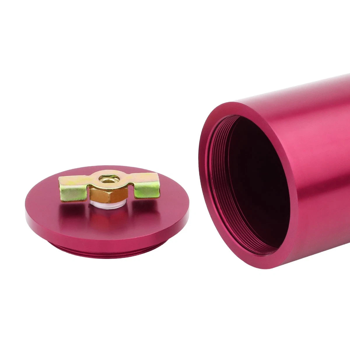 Aluminum Engine Oil Catch Tank/Can Reservoir for Universal Vehicles (140ml)