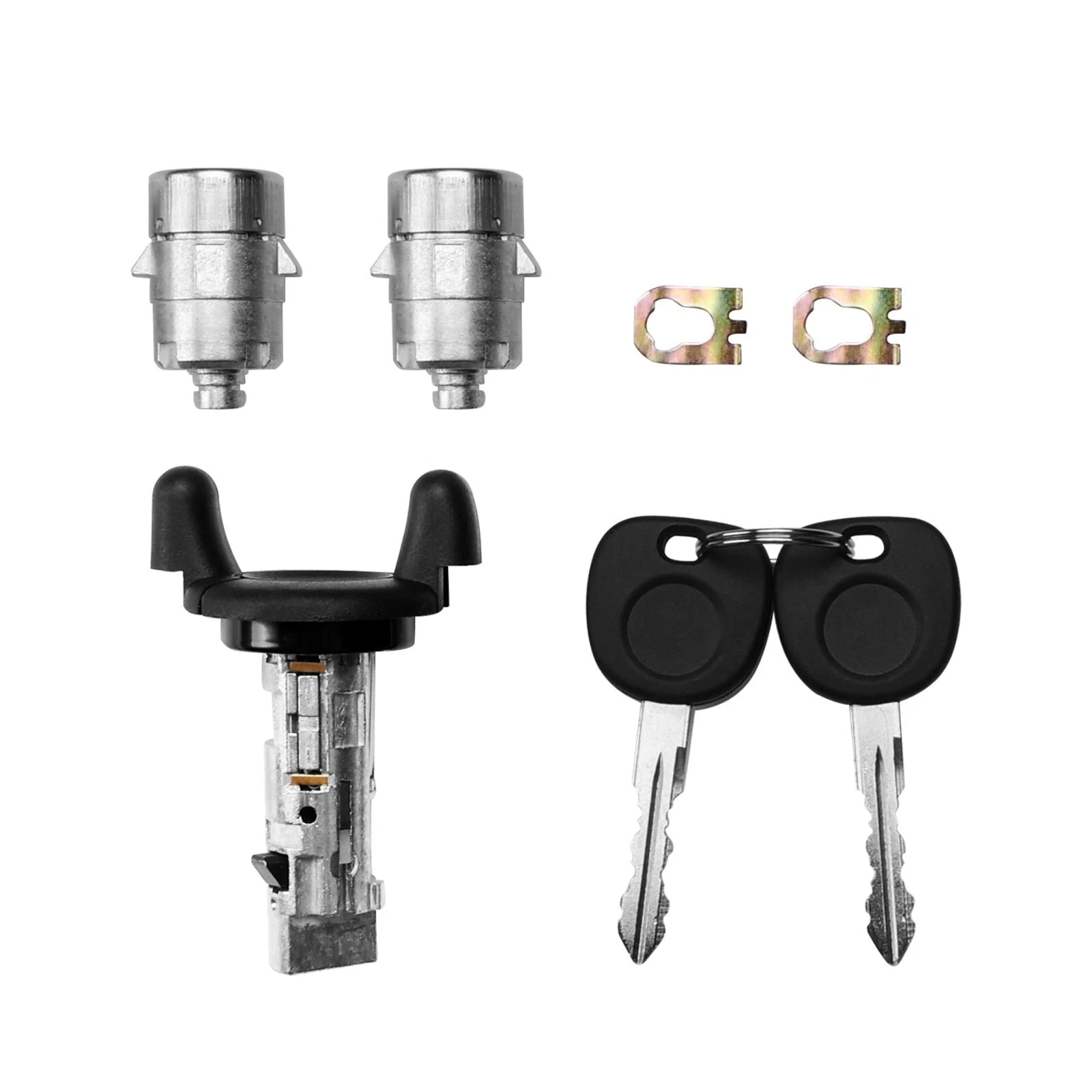 Front Door Lock Cylinders & Ignition Switch for Chevy Tahoe Silverado GMC Sierra (2000–2006)