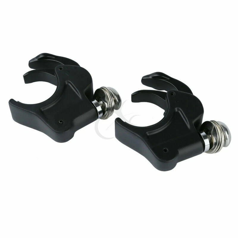 Quick Release Windshield Clamps for Harley Dyna Sportster XL (39mm 41mm 49mm)