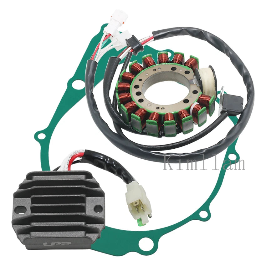Stator Coil, Regulator Rectifier, Gasket for Yamaha YFM350X Warrior 350 (1996–2001)