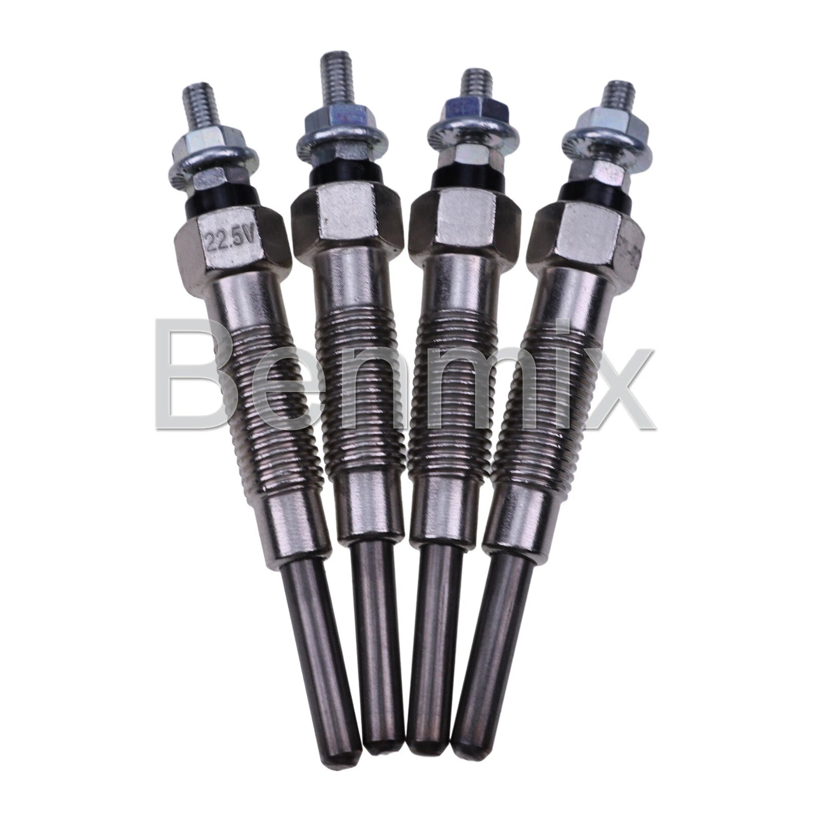 4X Glow Plugs AG34466-31302 for Mitsubishi Forklift FD20-F18A (S4E S6E S6S)