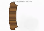 Swim Platform Pad for Sea Ray 250 SLX (2017) - EVA Foam Teak Deck Flooring