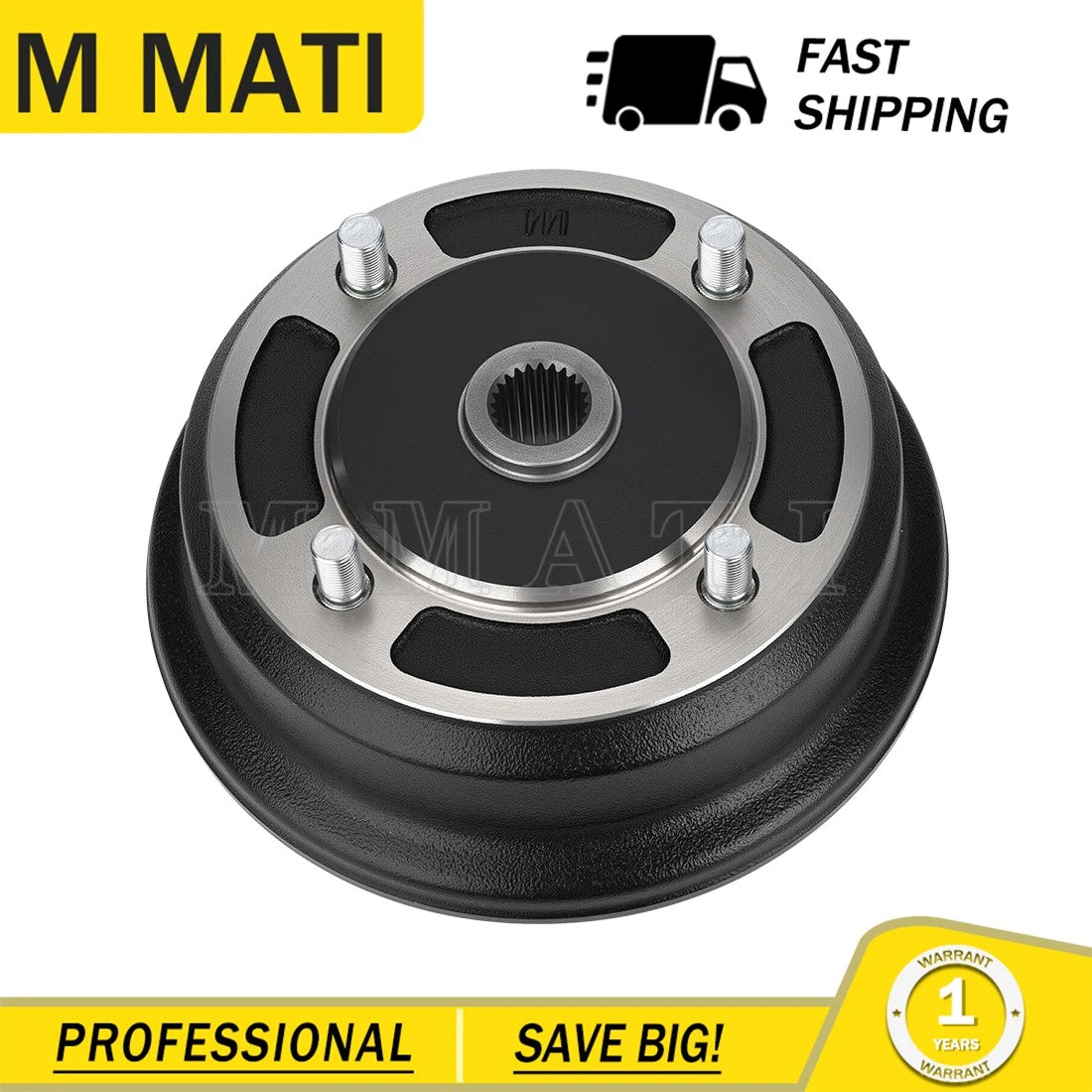 Front Brake Drum for Kawasaki Mule 3000 3010 3020 4000 4010 2510 (1993–2009)