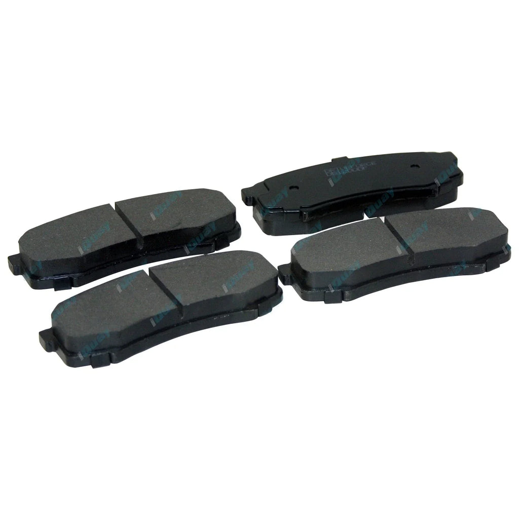 Rear Disc Rotors & Brake Pads Slotted Drilled for Toyota Prado 120 Series (2002-2009)