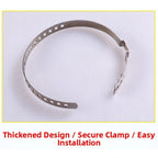 Adjustable Stainless Steel Clamp for CV Joint Boot Hose (Wide Size Range)