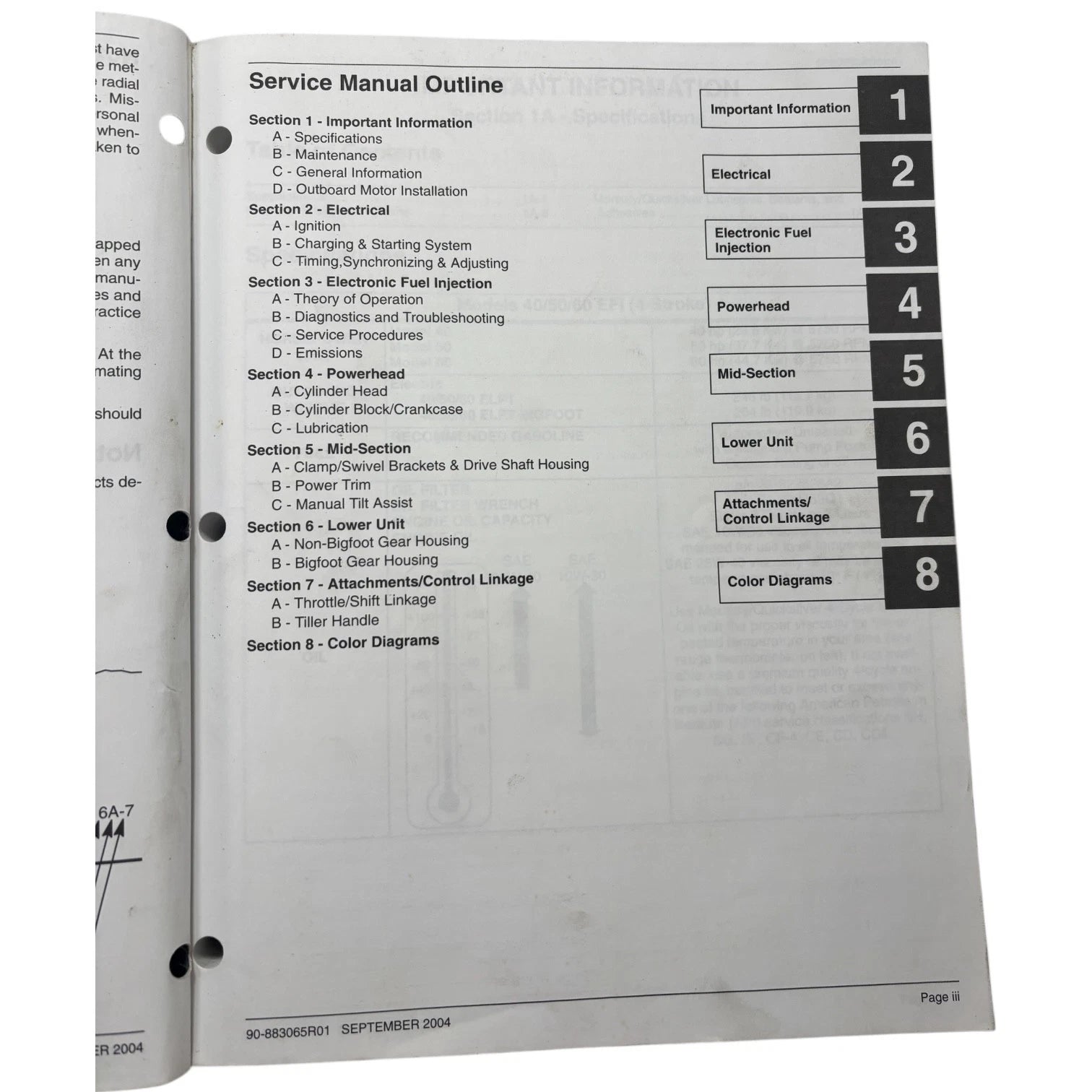 Service Manual for Mercury 40/50/60 4 Cylinder FourStroke (2004) 90-883065R01