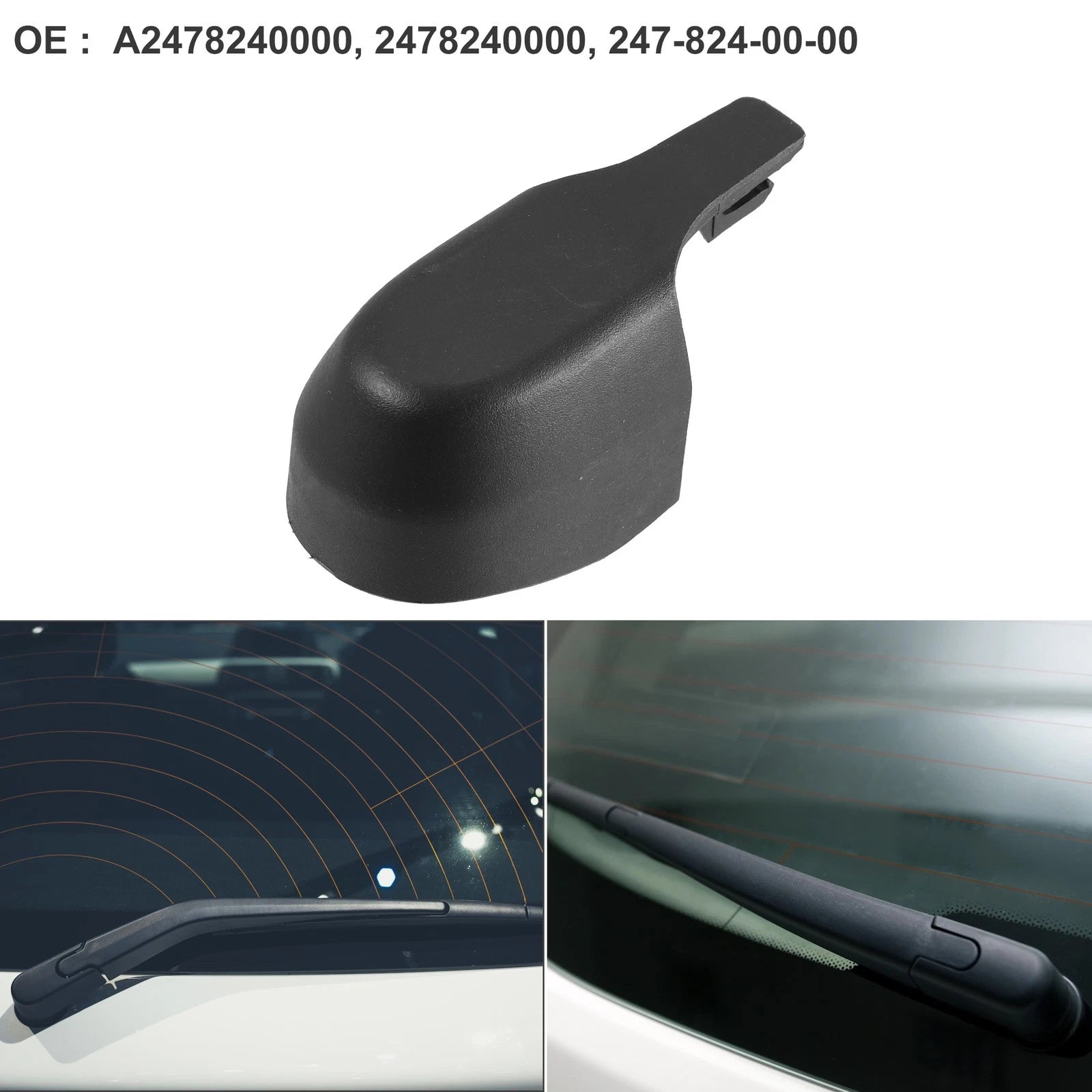 Rear Windshield Wiper Arm Cover Cap for Mercedes-Benz GLA250 GLA45 (2019–2020)