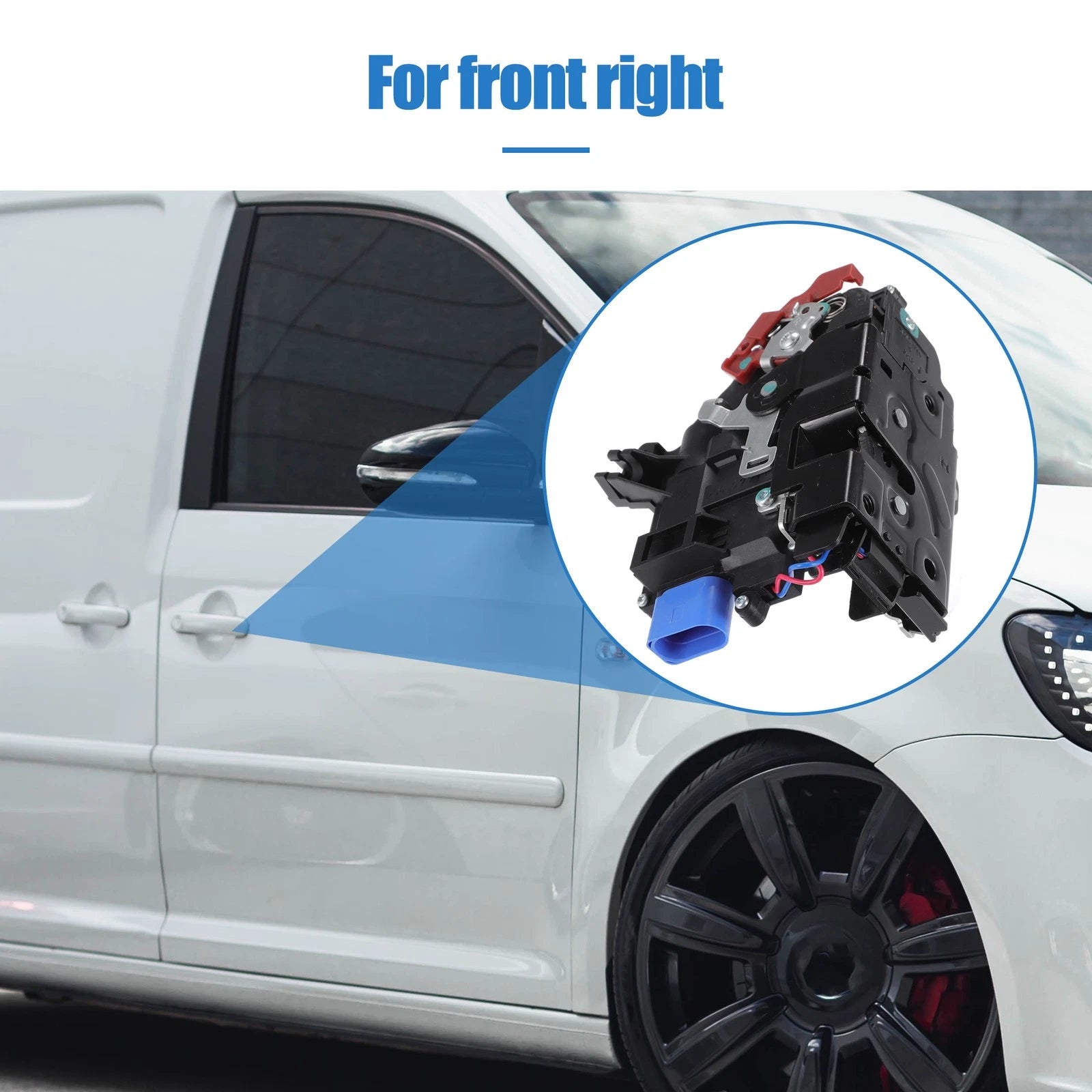 Front Right Door Lock Actuator for Volkswagen Golf (1998–2006) No. 3D2837016J/3D2837016S