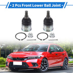 2X Front Lower Ball Joints for Honda Acura (2008–2012) No.K500288/K500289