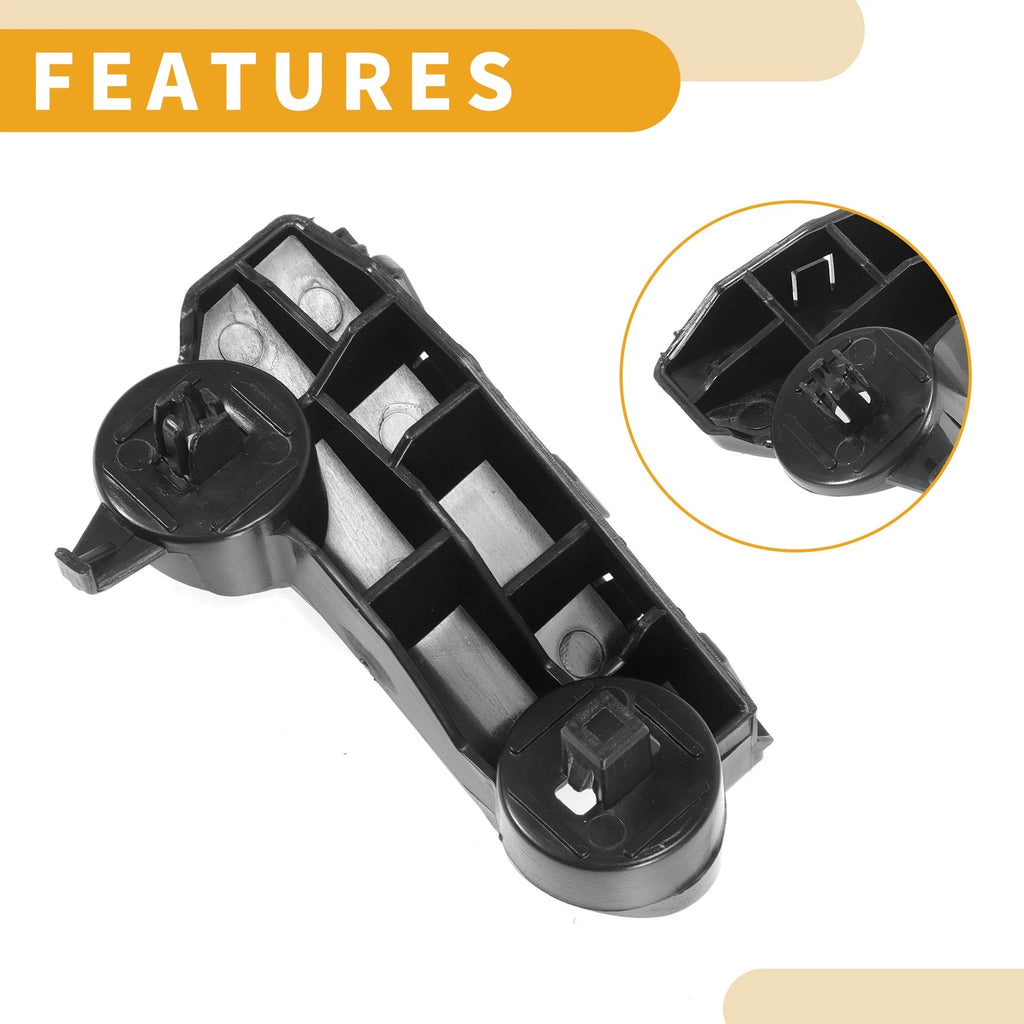 RH Front Bumper Support Bracket for Nissan Altima (2019–2021) 1 Pc Black ABS