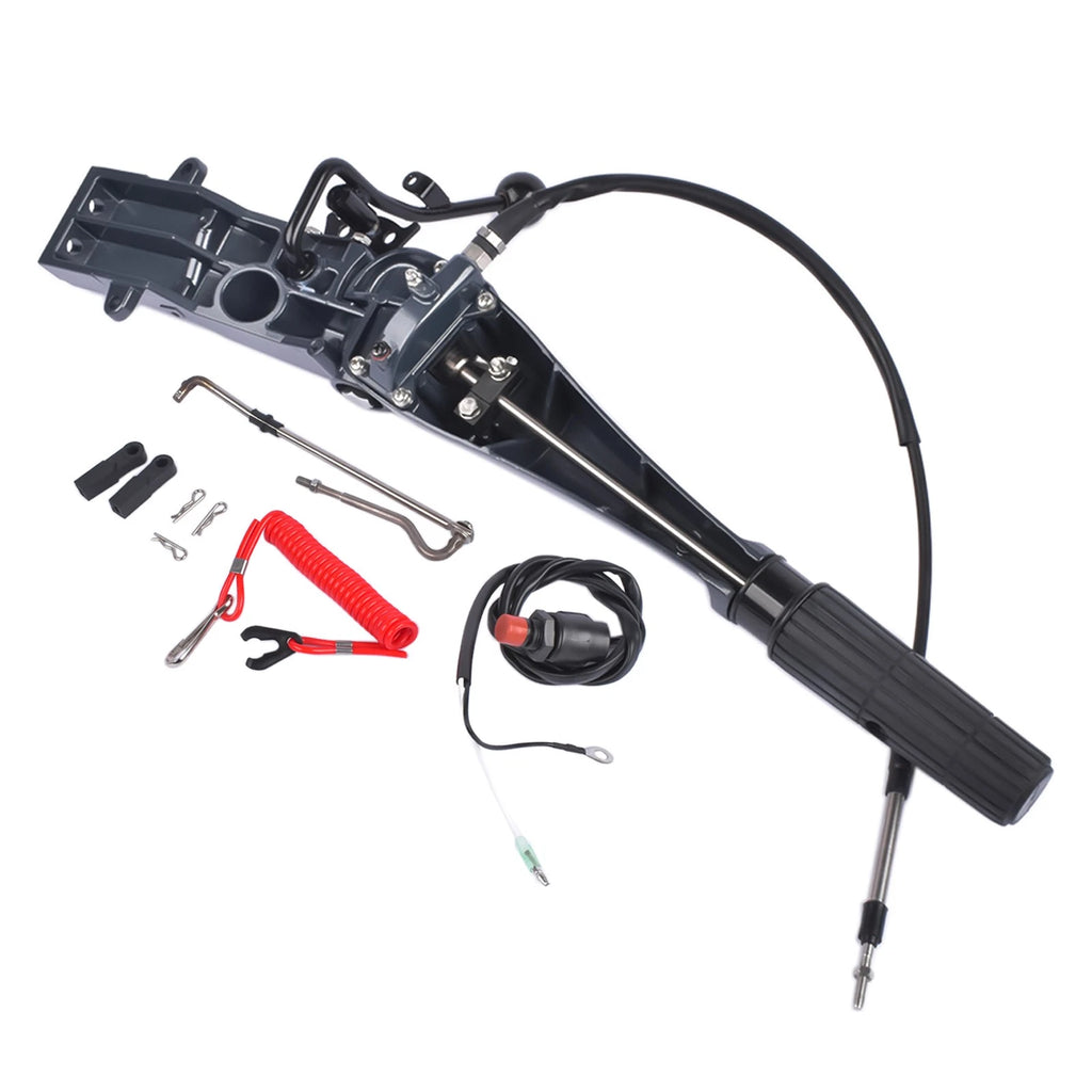 Steering Tiller Handle Assembly with Kill Switch for Yamaha 48HP 55HP