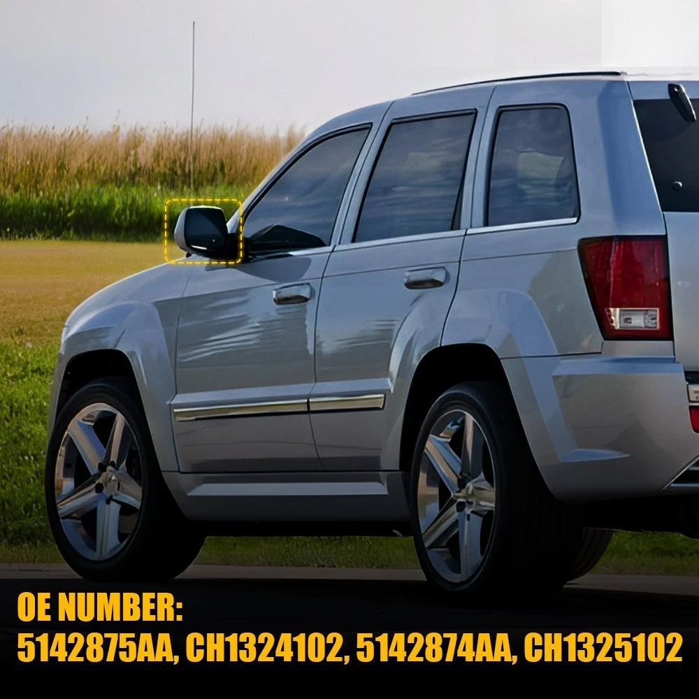 Heated Mirror Glass for Jeep Grand Cherokee (2006–2009) Left & Right V