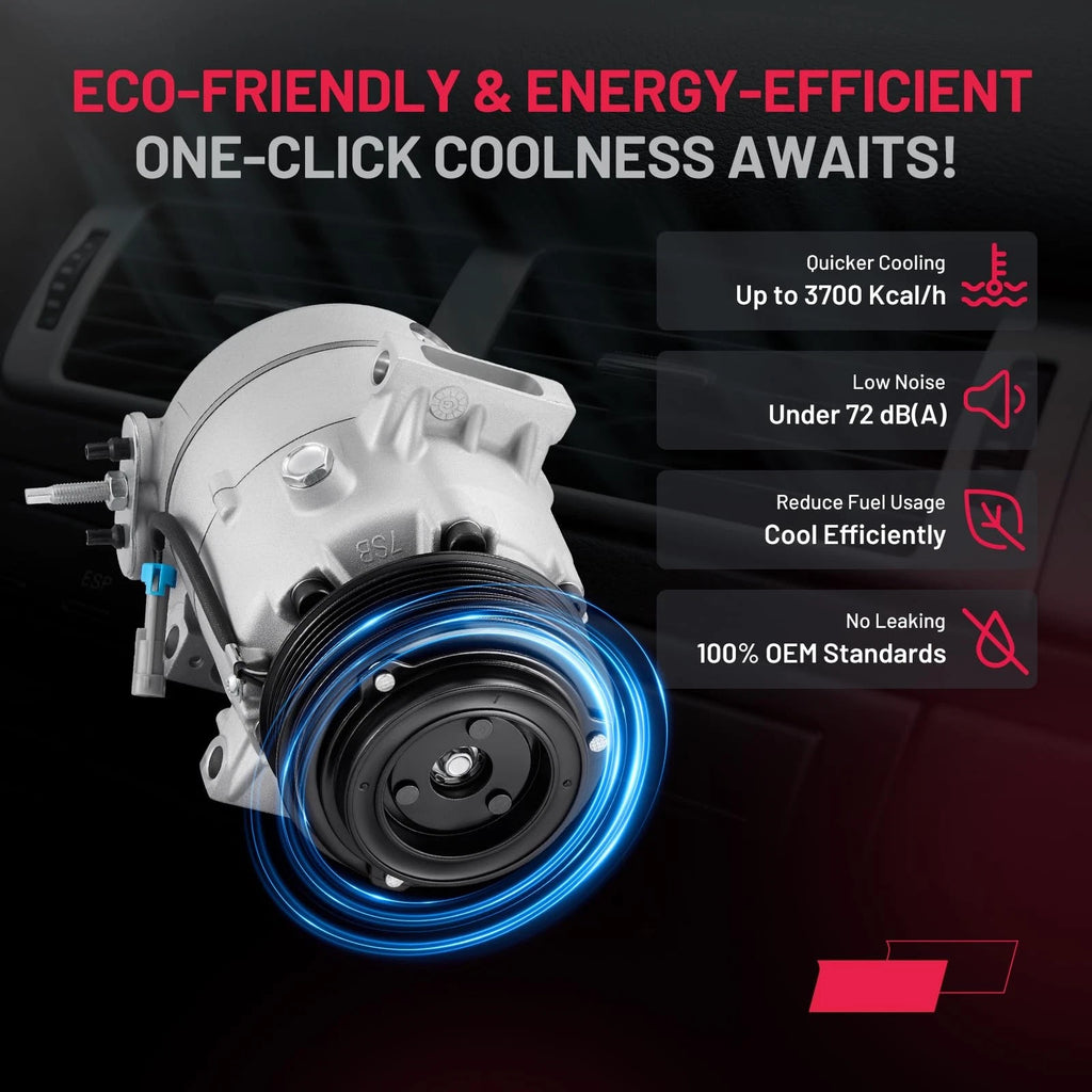 A/C Compressor for Chevrolet Malibu (2004–2006) Pontiac G6 (2005–2006) 3.5L