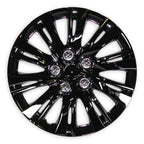Wheel Cover Hubcaps Gloss Black Split Spoke 16 In for Toyota Camry (2012–2014)