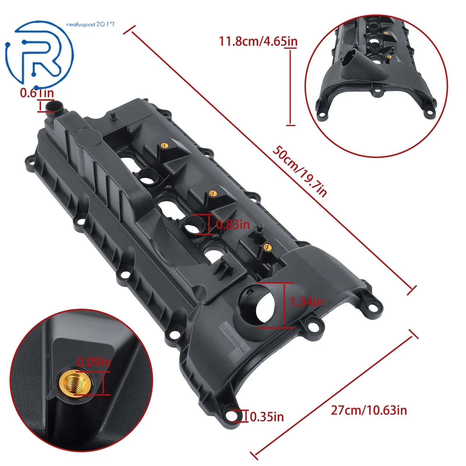 LH LR109353 Engine Valve Cover for Land Rover Discovery LR4 Range Rover (2014–2020)