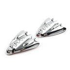 Chrome Inner Fairing Mirror Block Off Covers for Harley Street Glide (06-13)