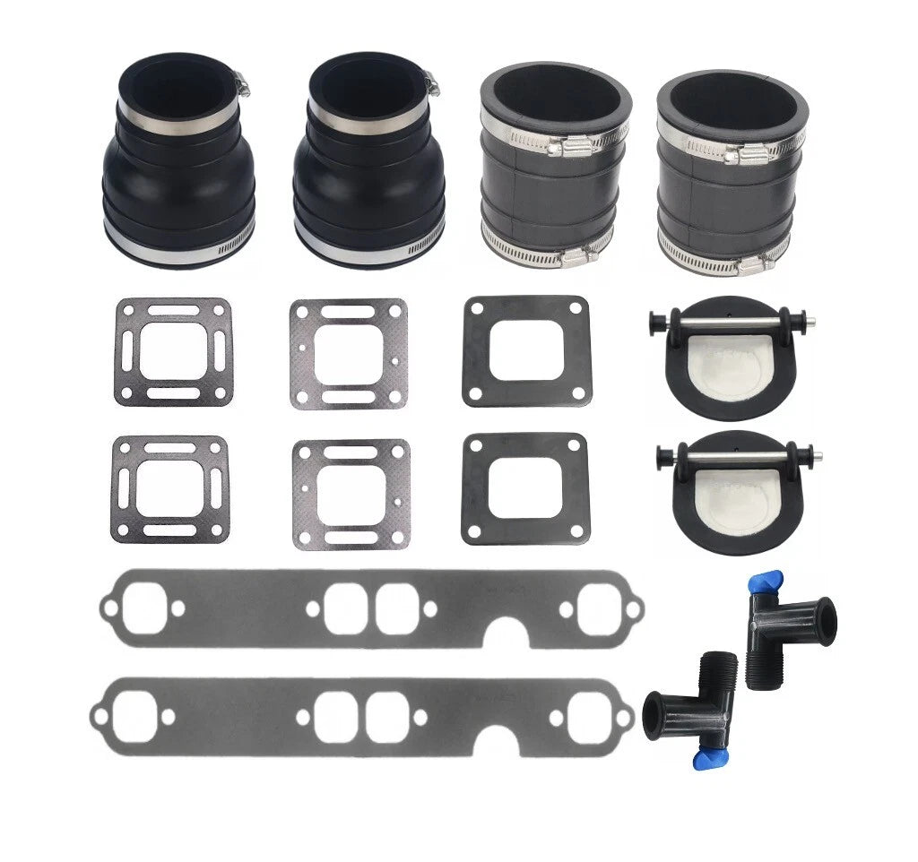 Exhaust Manifold Bellow Tube Kit for MerCruiser GM V8 (3")