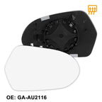 Heated Mirror Glass w/ Backing Right Side RH for Audi A6 Quattro S6 (1995–2011)