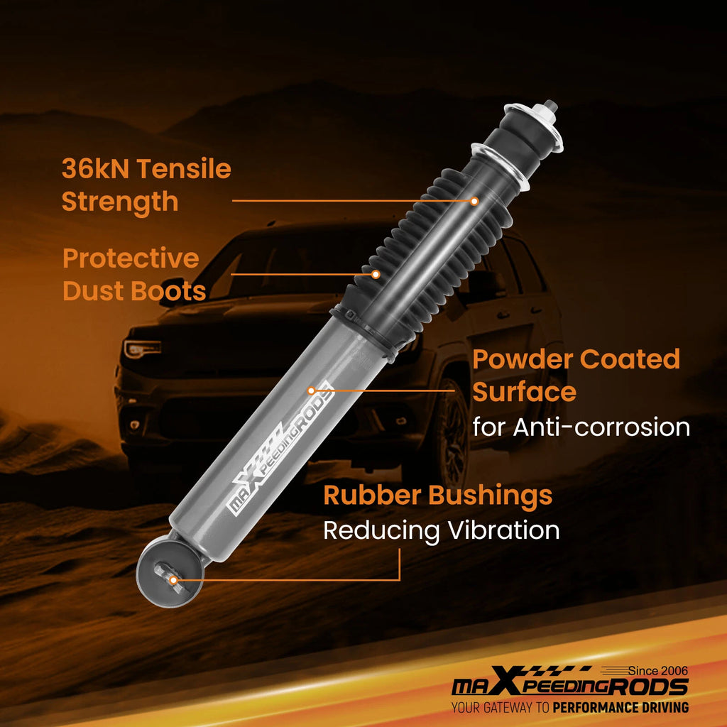 Front Lowering Shocks 2"-5" Drop for Chevrolet S10/GMC Sonoma 2WD (1982–2004)