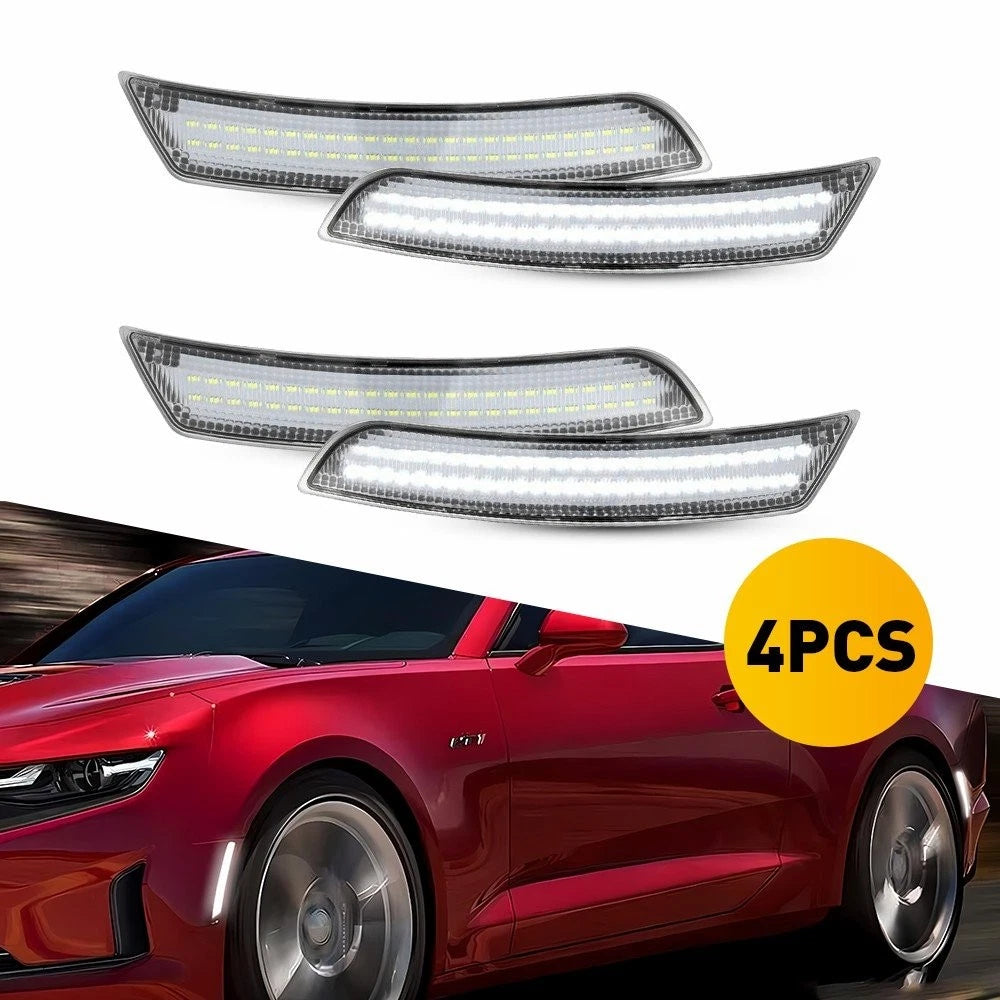 LED Side Marker Lights for Chevy Camaro LS LT SS ZL1 (2016–2022)