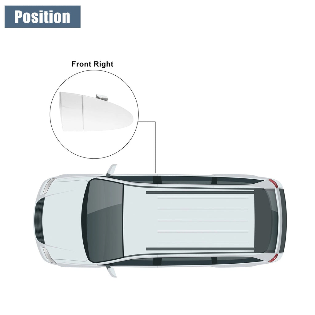 Front Right Door Handle for Honda CR-Z (2011–2016) No. 72141SZTG01ZE