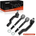 Set of 4 Front Inner & Outer Tie Rod Ends for Chevrolet Tracker Suzuki Vitara (1999–2004)