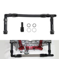 6AN Braided Dual Feed Carb Fuel Line for Holley 4150 Carburetor