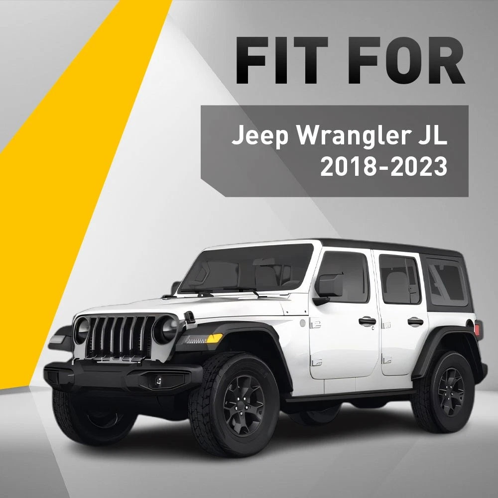 2X Tailgate Spare Tire Bumper Stop Pad Black for Jeep Wrangler JL (2018–2023)