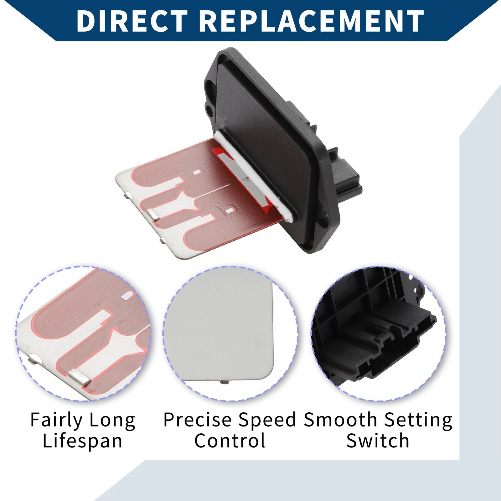 HVAC Blower Motor Resistor No.D65161B15 for Mazda 2 (2011–2014)