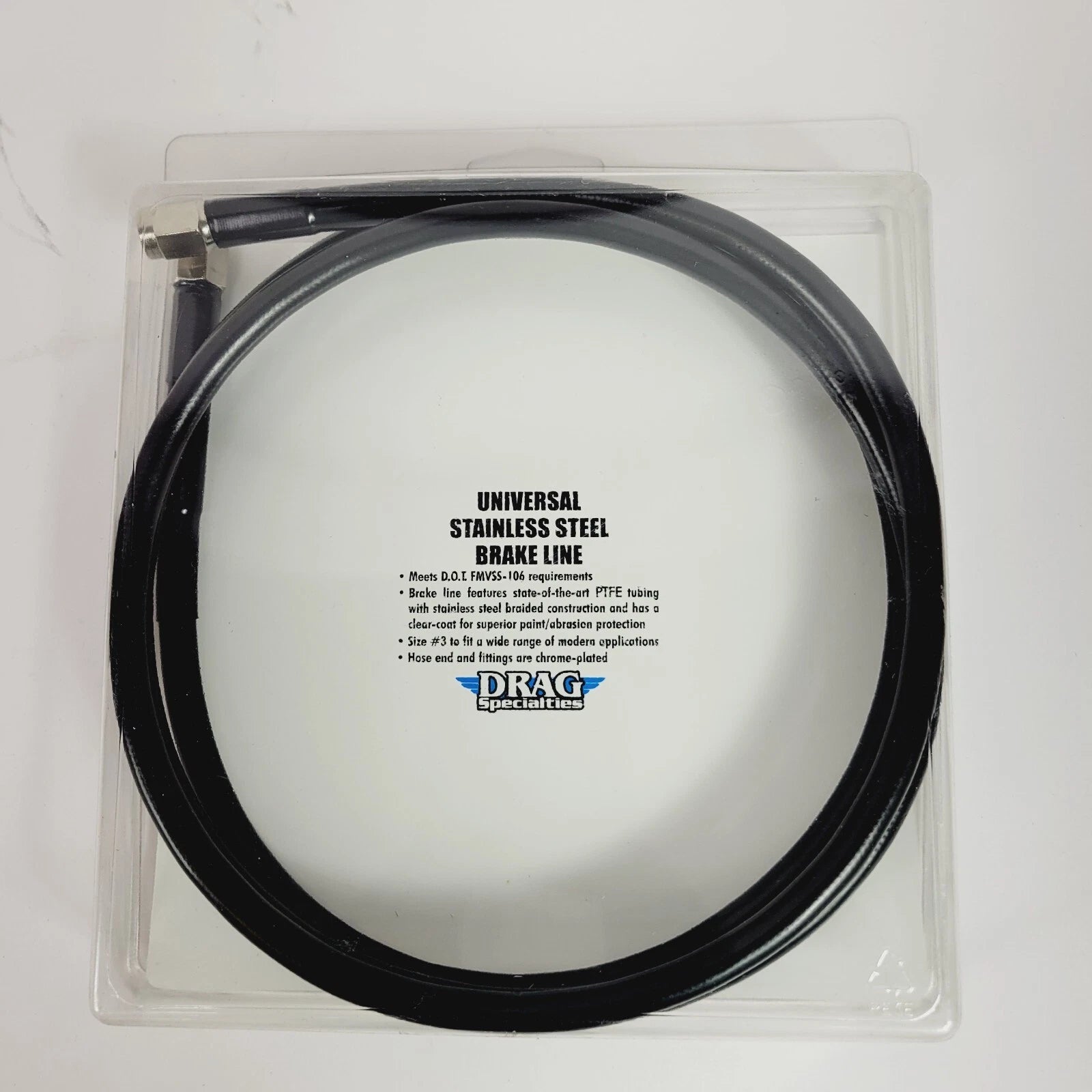 Universal Brake Line Black 62 inch for Drag Specialties (1741-2736)