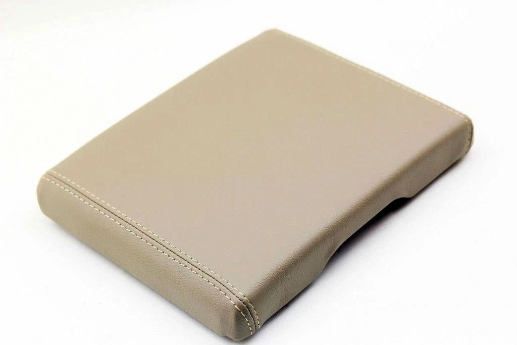 Center Console Lid Armrest Leather Cover for Ford F150 (1997–2003) Beige