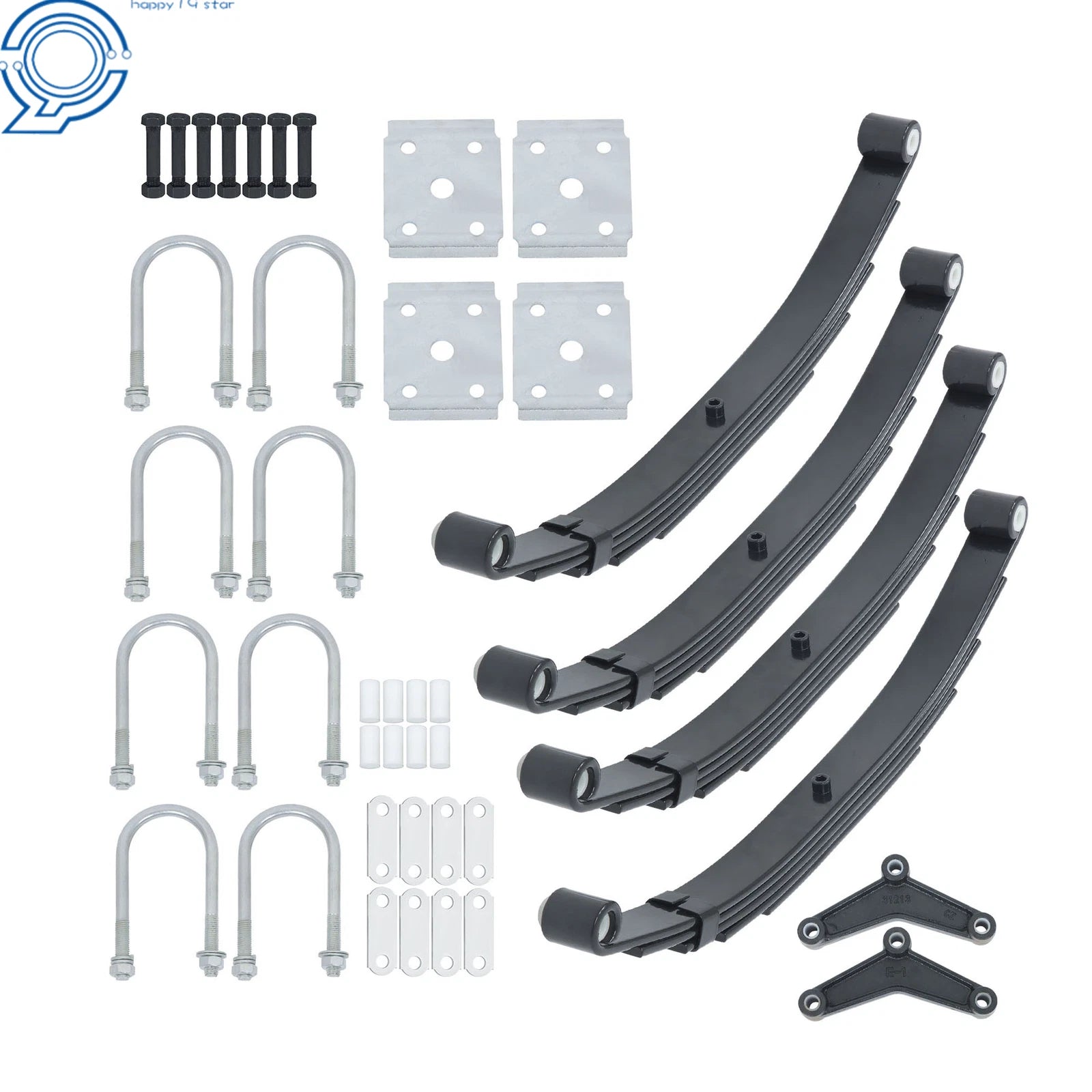 5-Leaf Spring Kit for Tandem Axle (3000lbs/Axle, 6000lbs Total)
