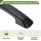Set of 2 Exterior Door Handle Cover Trim for Toyota FJ Cruiser (2007–2022) Matte Black