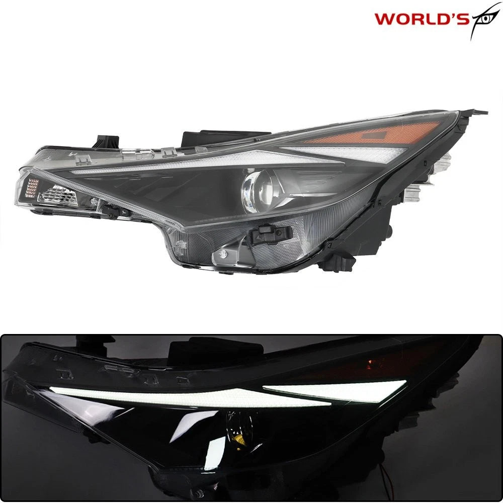 Left Headlight Assembly for Hyundai Elantra (2021–2022) Clear Halogen with LED DRL