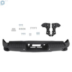 Rear Bumper Assembly for Chevy Silverado GMC Sierra 2500 (2015-2019) Black