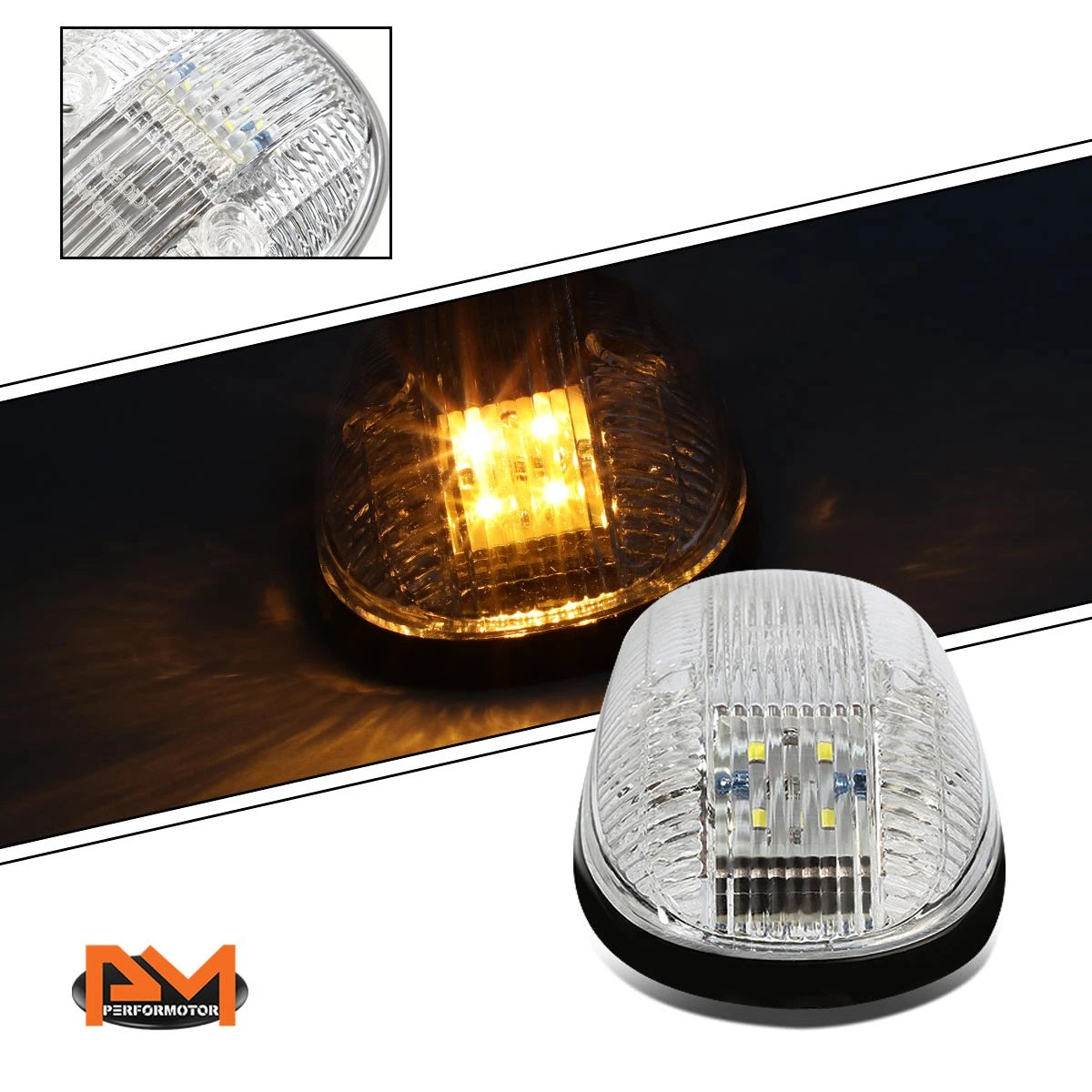 Headlight for Tundra Pickup (2014–2021) Chrome Housing Clear Side