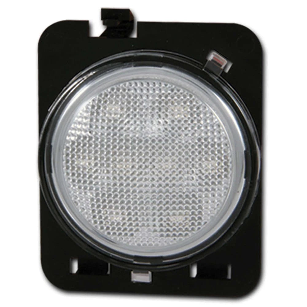 Replacement Clear Lens LED Dually Fender Lights for 2007-2018 Jeep Wrangler
